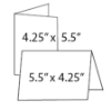 Picture of 4.25 x 5.5 Folded Cards