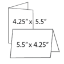 Picture of 4.25 x 5.5 Folded Cards